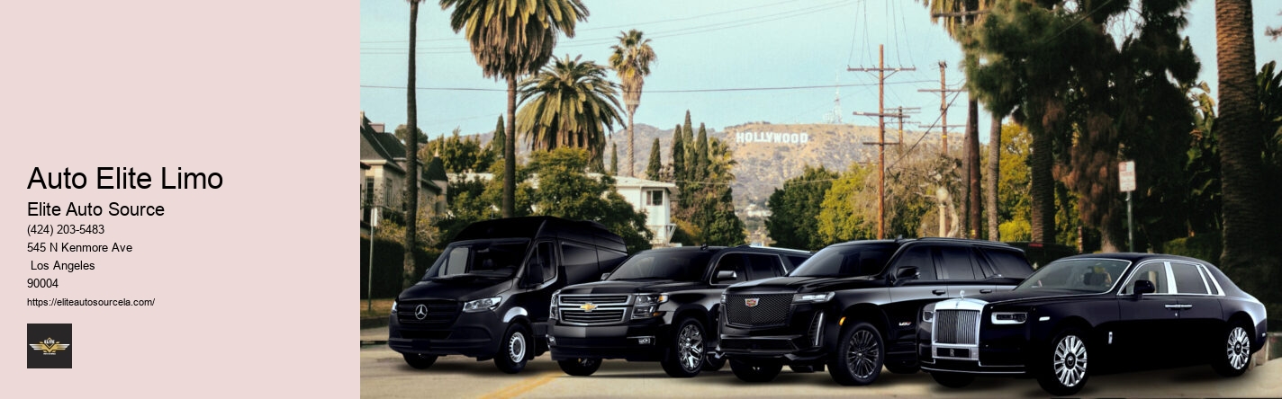 Elite Auto Source Limousine Service Rates