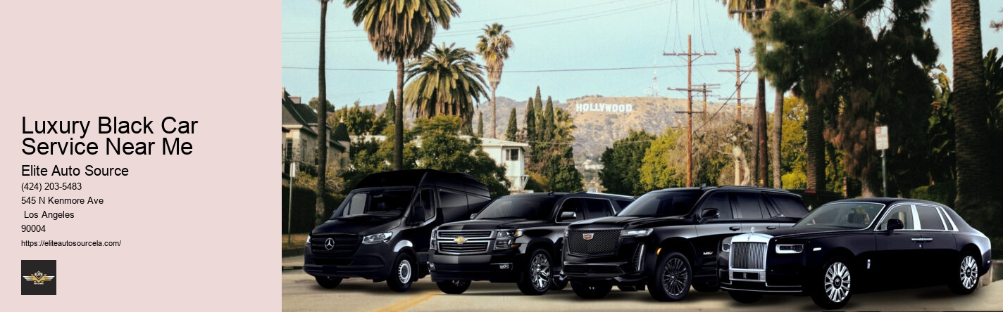 Elite Black Car Services Los Angeles